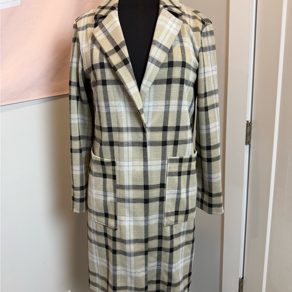 Plaid Women's Light Coat